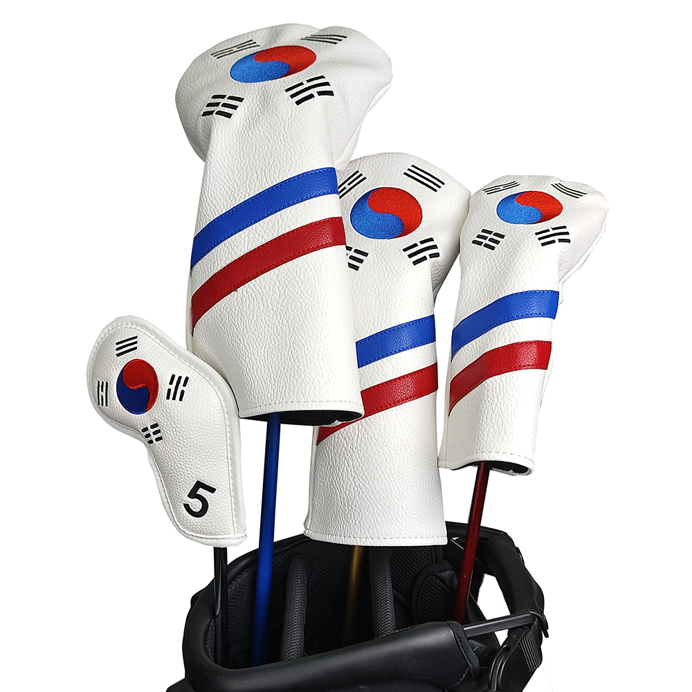 Golf Club Iron Set - Set Penutup Kepala Tongkat Golf Patriotik