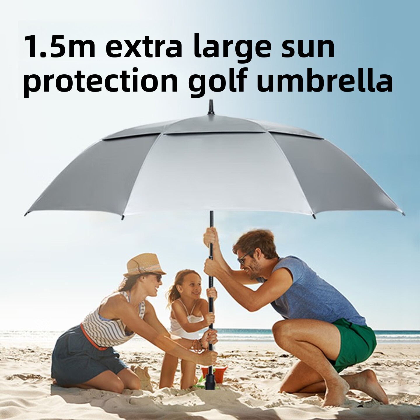 Payung Golf Ukuran Besar Gagan - Golf Umbrella Large ulasan dan harga