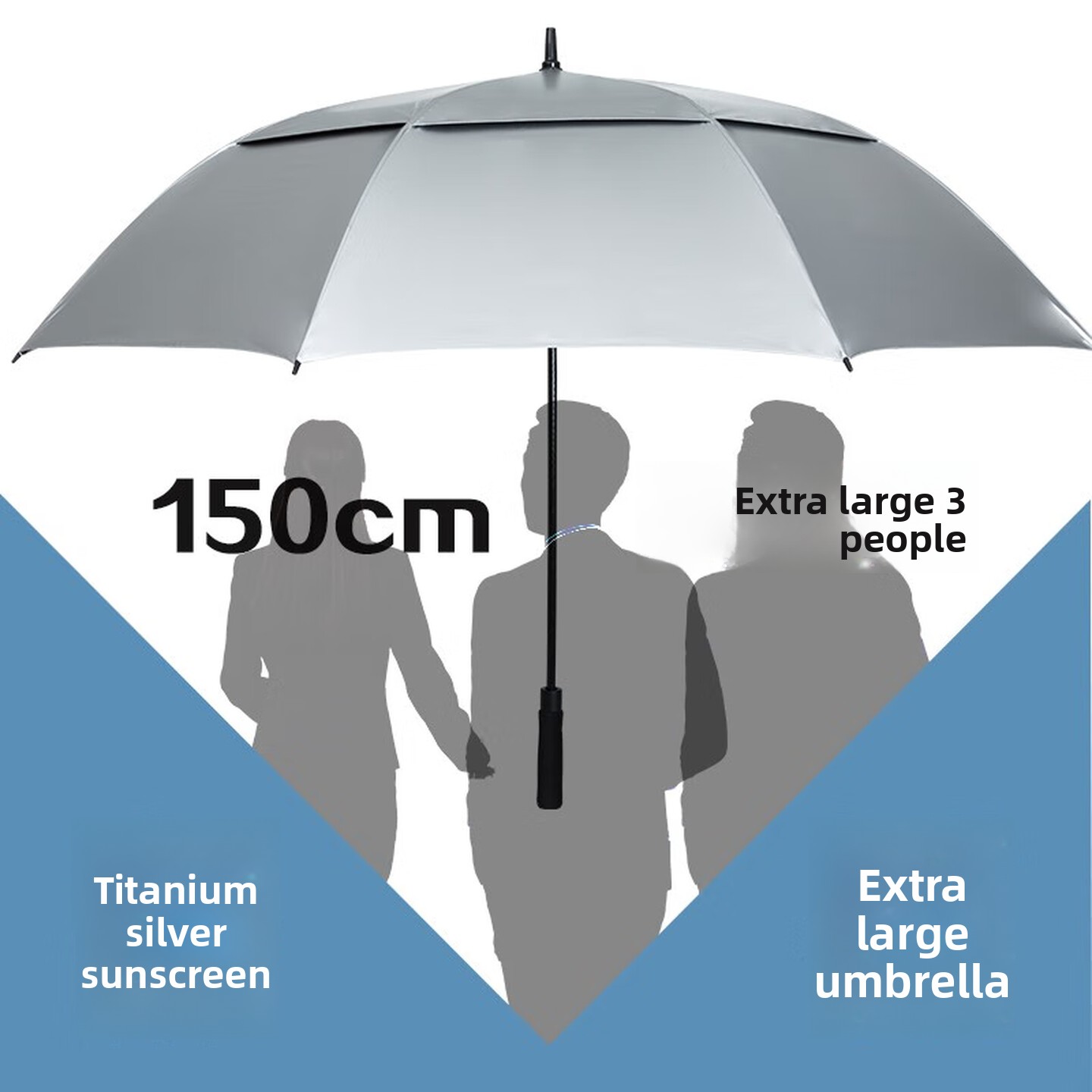 Payung Golf Ukuran Besar Gagan - Golf Umbrella Large ulasan dan harga