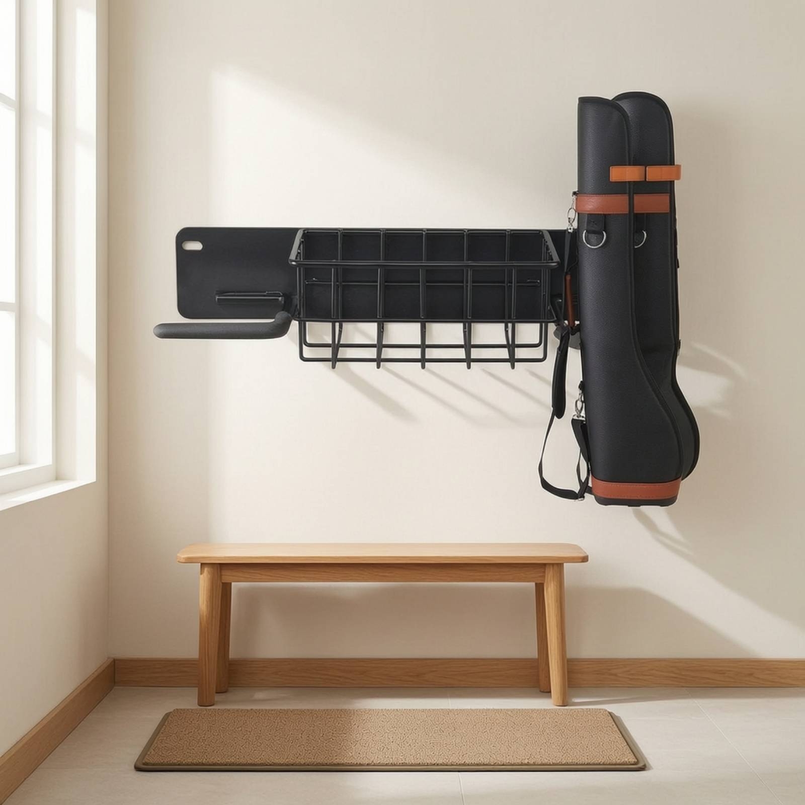 Rak Penyimpanan Golf yang Dipa - Golf Equipment Garage Organizer ulasan dan harga