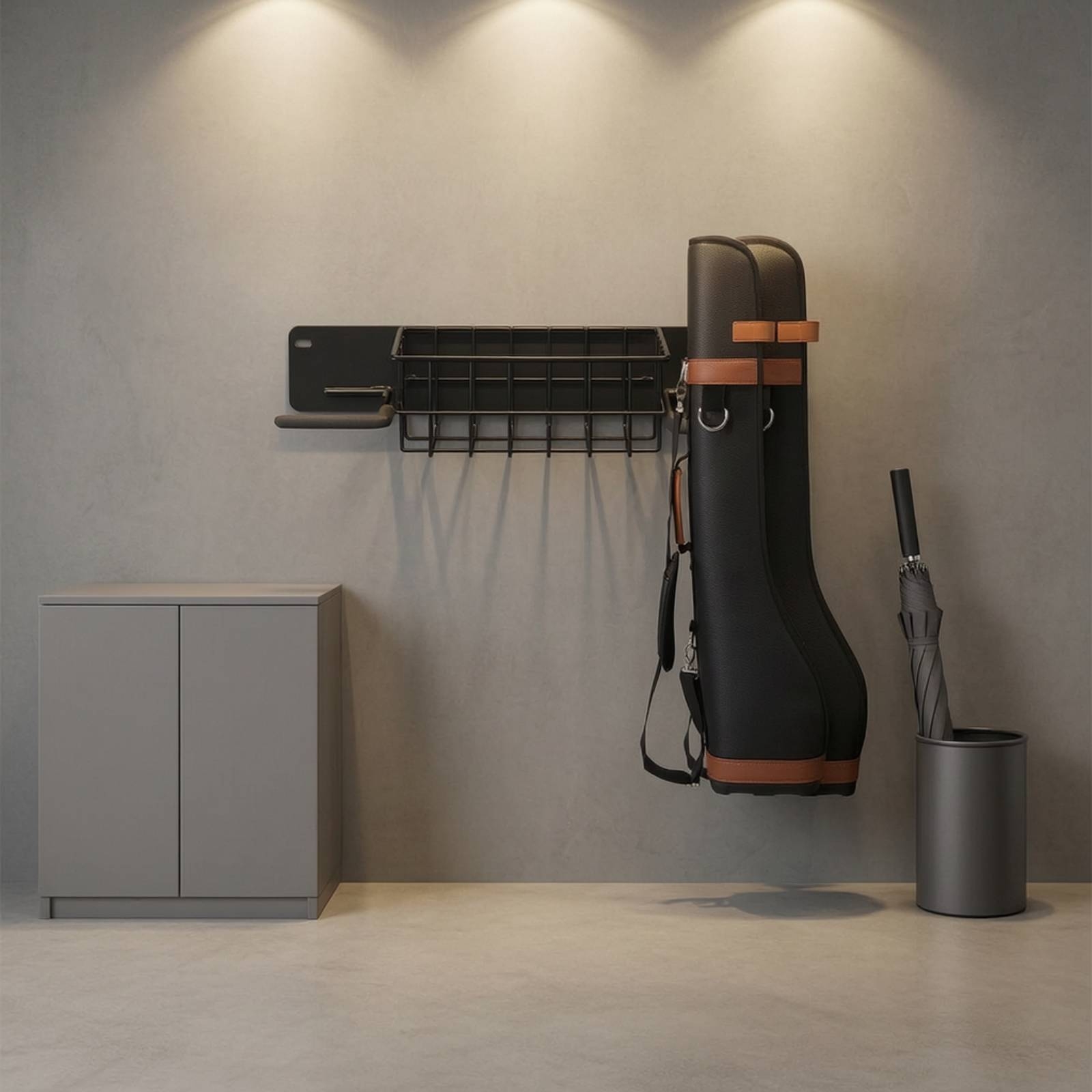 Rak Penyimpanan Golf yang Dipa - Golf Equipment Garage Organizer ulasan dan harga